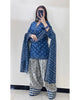 Ajrak Blue (Digital 3 Pcs)