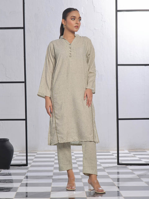 Kalidaar Co-Ord Set-Teal Olive