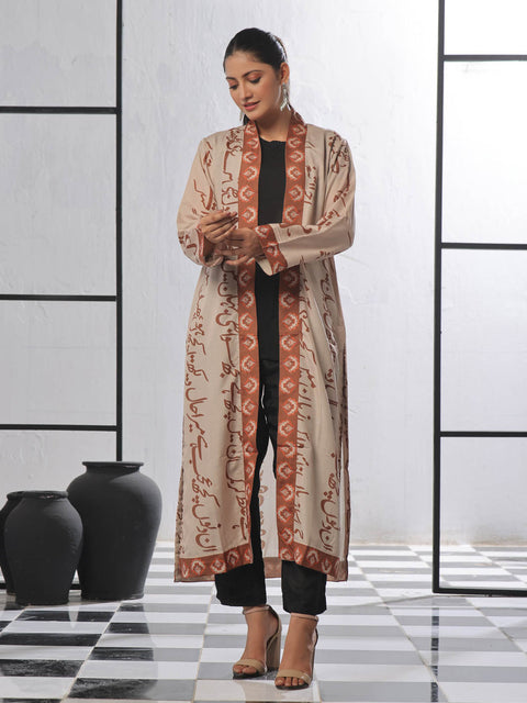 Tasveer e Jahan Shrug (Beige)