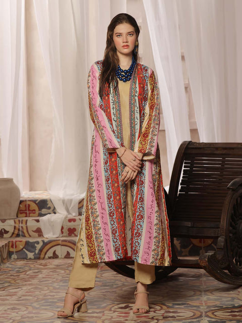 Phool Stripe Shrug (Light Multi)