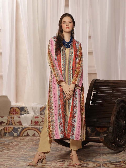 Phool Stripe Shrug (Light Multi)