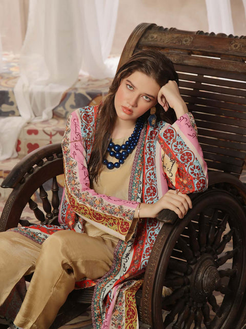 Phool Stripe Shrug (Light Multi)