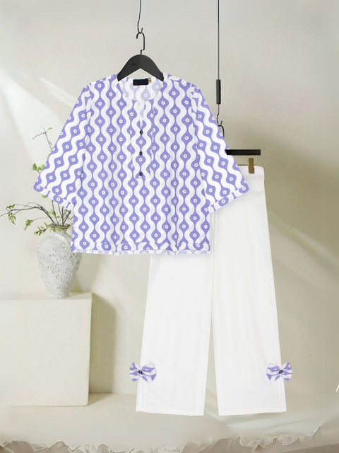 Printed Girls Co Ord Set VG147-A