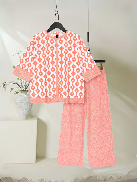 Printed Girls Co Ord Set VG142-B