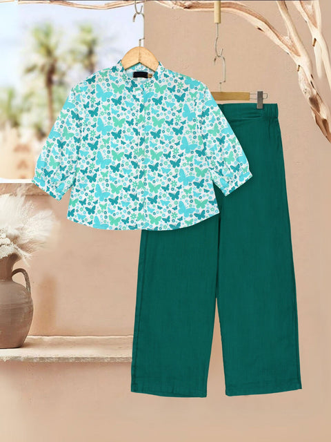 Printed Girls Co Ord Set VG163-A