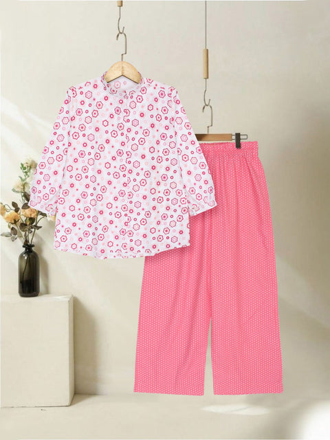 Printed Girls Co Ord Set VG143-A