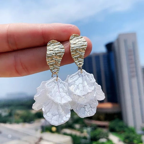 Cracked Shell Earrings