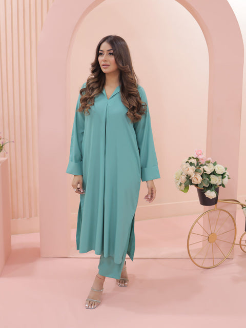 Saya Co-Ord Set (Ice Green)