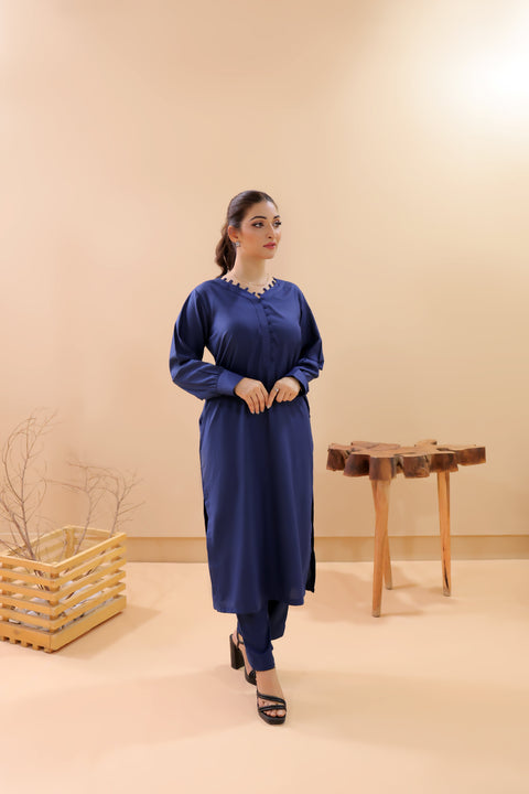 Wania Co-Ord Set (Electric Blue)