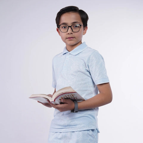 Allover Printed Polo