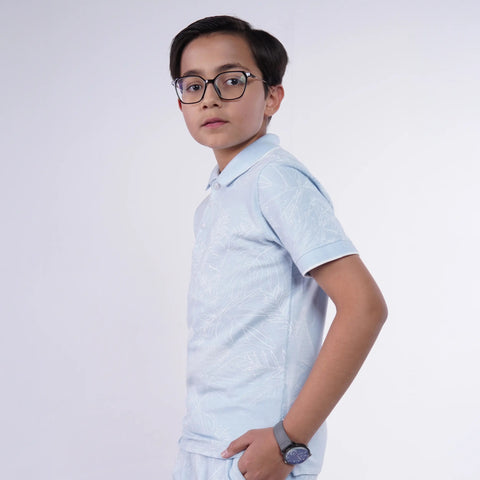 Allover Printed Polo