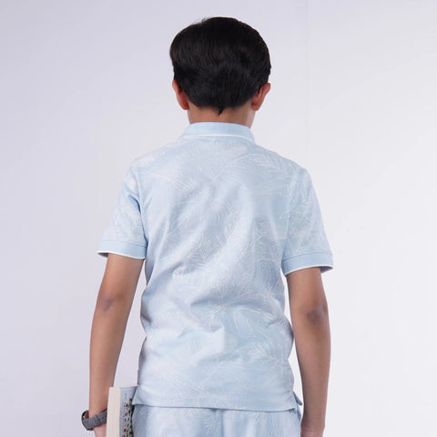 Allover Printed Polo