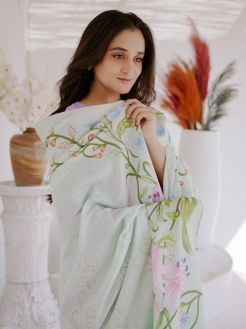 Aadat Odhni (Crysal Green)