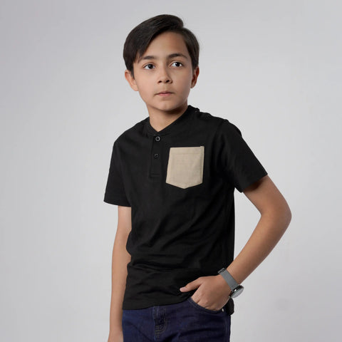 Black Paradise Henley