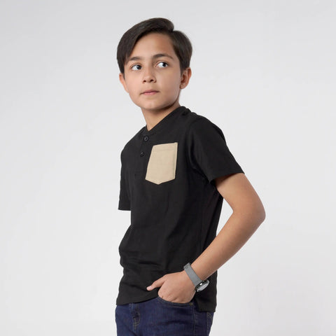 Black Paradise Henley