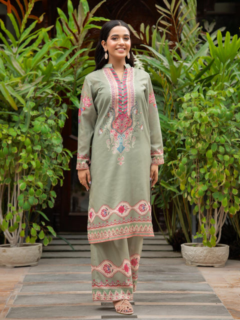 Mehtaab | 2 Piece | Printed | Green