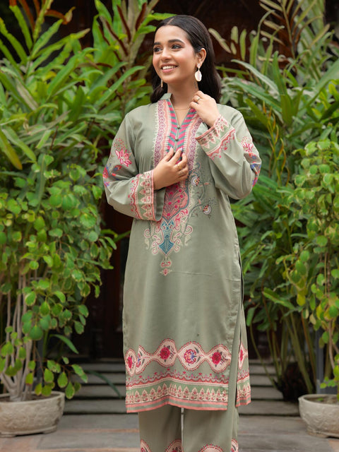 Mehtaab | 2 Piece | Printed | Green