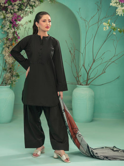 Farshi Co-Ord Set-Black