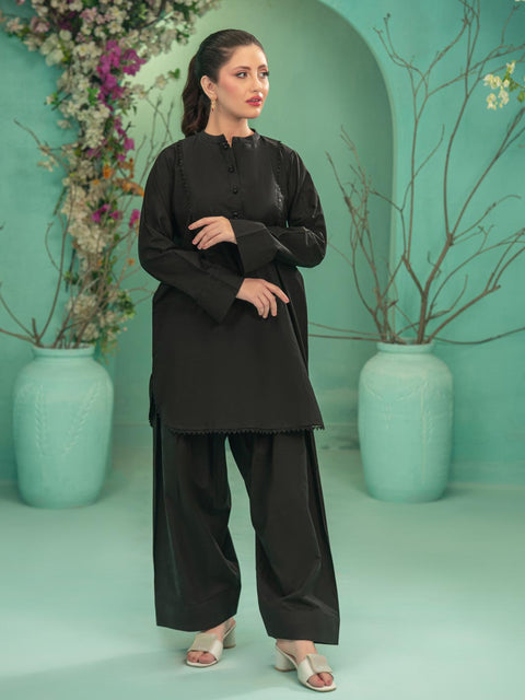 Farshi Co-Ord Set-Black