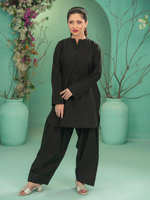 Farshi Co-Ord Set-Black