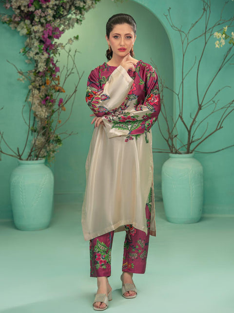 Jamyma | Stitched | 3 Piece | Printed Silk