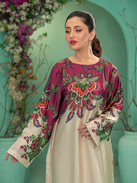 Jamyma | Stitched | 3 Piece | Printed Silk