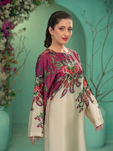 Jamyma | Stitched | 3 Piece | Printed Silk