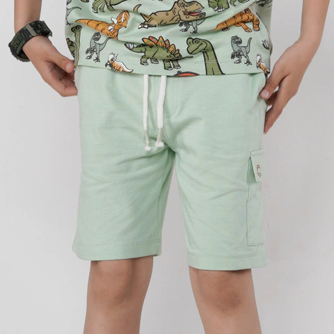 Green Cargo Shorts