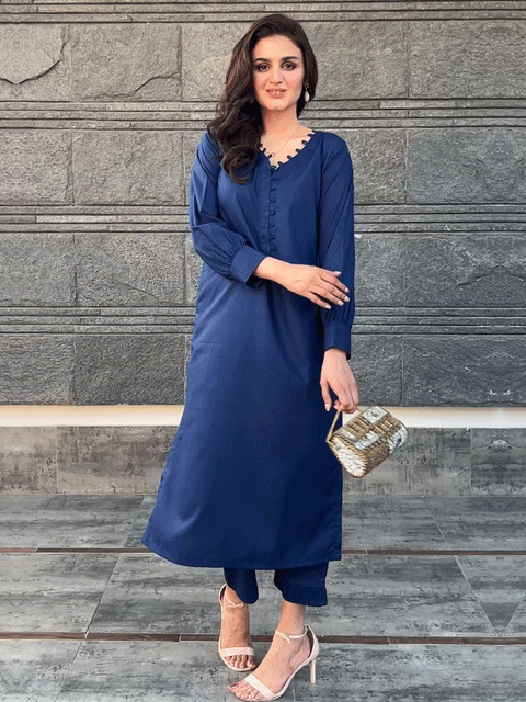 Wania Co-Ord Set (Electric Blue)