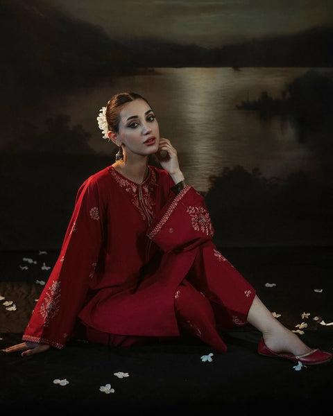 Tulip Long Length (Embroidery 2 Pcs)