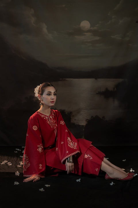 Tulip Long Length (Embroidery 2 Pcs)