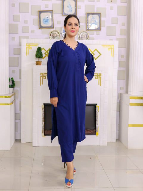 Wania Co-Ord Set (Electric Blue)