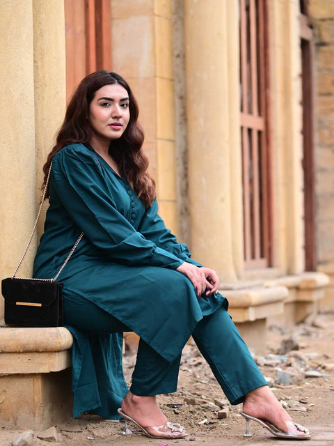 Arha Co-Ord Set Teal