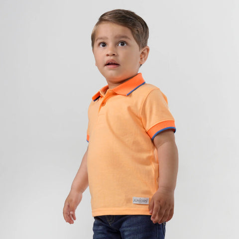 Junior Pumpkin Orange Polo