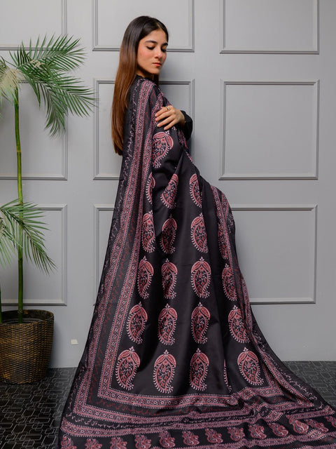 Ajrak Batik Odhni (Red Black)