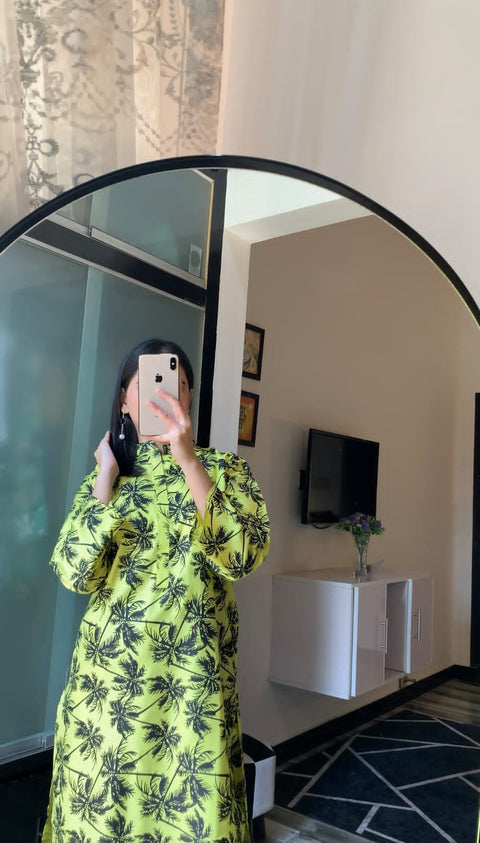 Palm Tree Stitched - 2 Piece