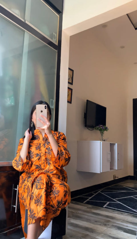 Palm Tree Stitched - 2 Piece