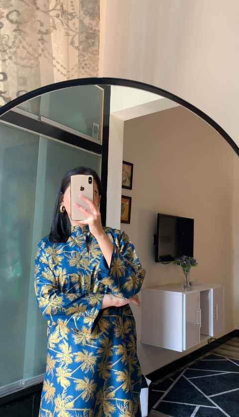 Palm Tree Stitched - 2 Piece