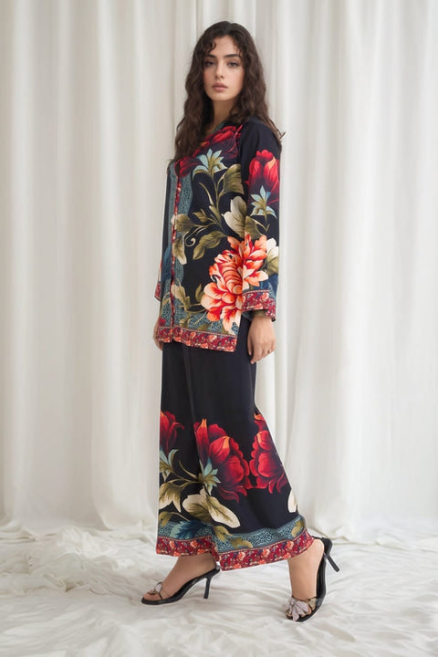 Majestic Rose Black Digital 2 - Piece