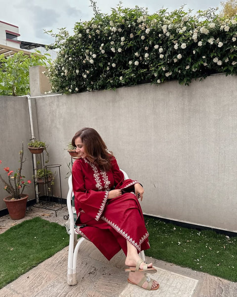 Agha Noor Embroided -2 Piece