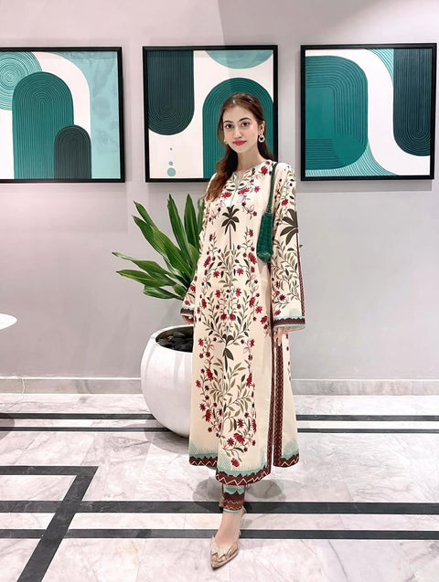 Nargis Long Length Digital 2 Piece