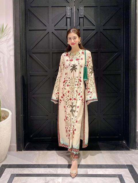 Nargis Long Length Digital 2 Piece