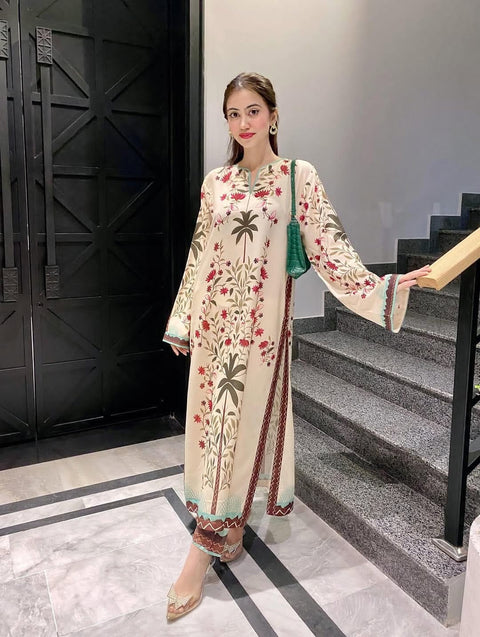 Nargis Long Length Digital 2 Piece